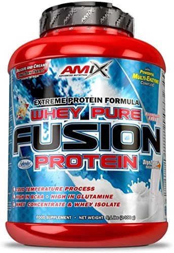 AMIX - Proteína de Suero - Pure Fusion - 2,3 Kg - Concentrado...