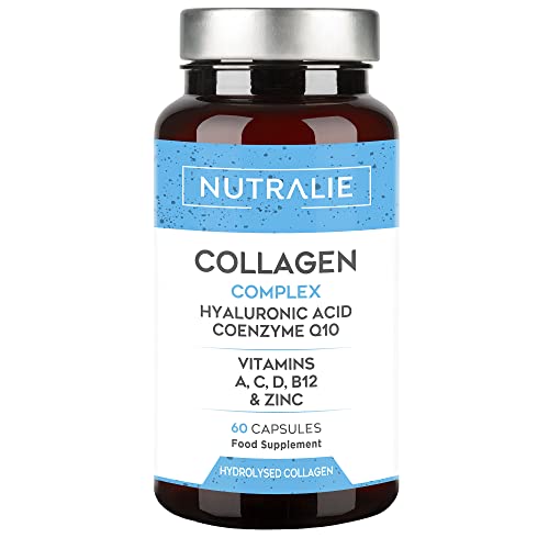 Colágeno + Ácido Hialurónico + Coenzima Q10 + Vitaminas A, C, D y B12 + Zinc | Articulaciones...