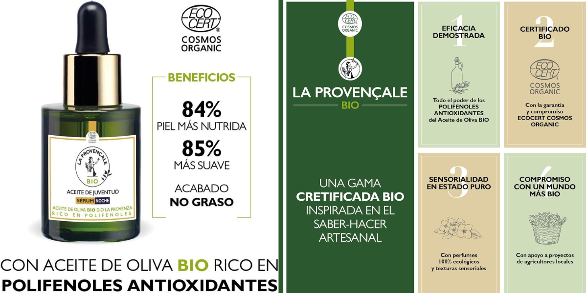 La Provençale Bio Oil Sérum de Noche Antiedad con Aceite de Oliva Ecológico rico en Polifenoles Antioxidantes, 30ml 7 La Provençale Bio Oil Sérum de Noche Antiedad con Aceite de Oliva Ecológico rico en Polifenoles Antioxidantes, 30ml