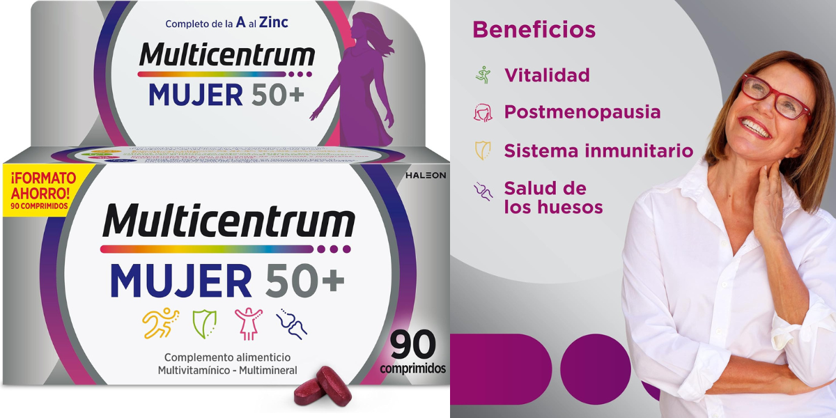 Multicentrum Mujer 50 Plus la mejor opción para mujeres mayores de 50 1 Multicentrum Mujer 50 Plus para mujeres mayores de 50