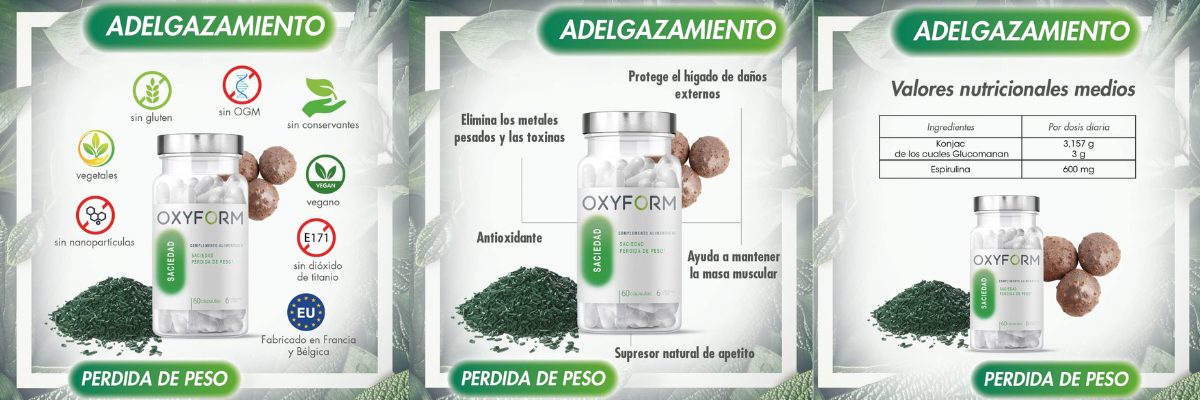 Opiniones y reseña del Supresor de Apetito y Ansiedad Oxyform para la Pérdida de Peso Natural: ¿La solución para alcanzar tu peso ideal? 1 Supresor de Apetito y Ansiedad Oxyform para la Pérdida de Peso Natural